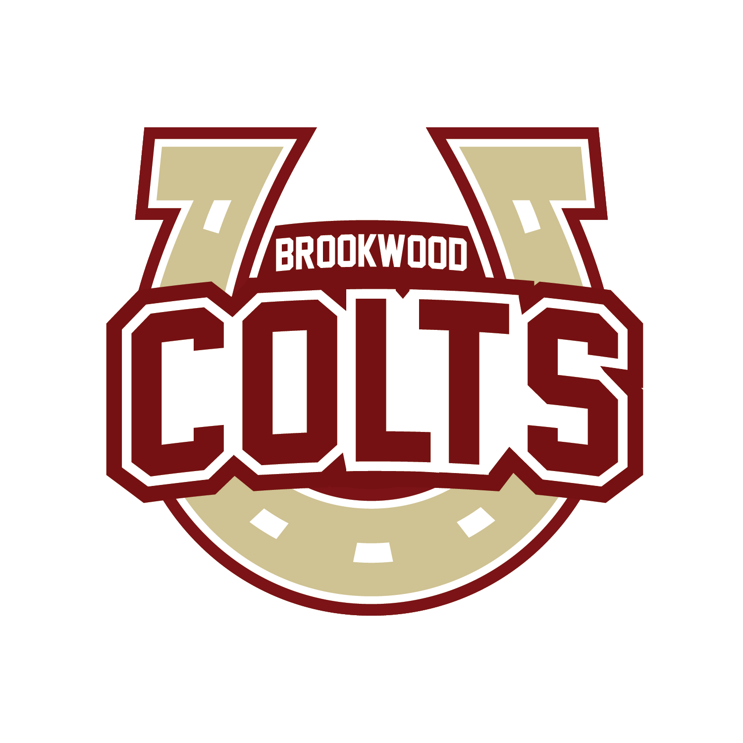 Brookwood Colts horse shoe Brookwood Colts horse shoe